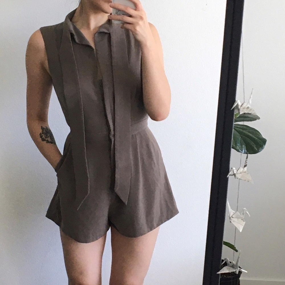 Button Down Romper